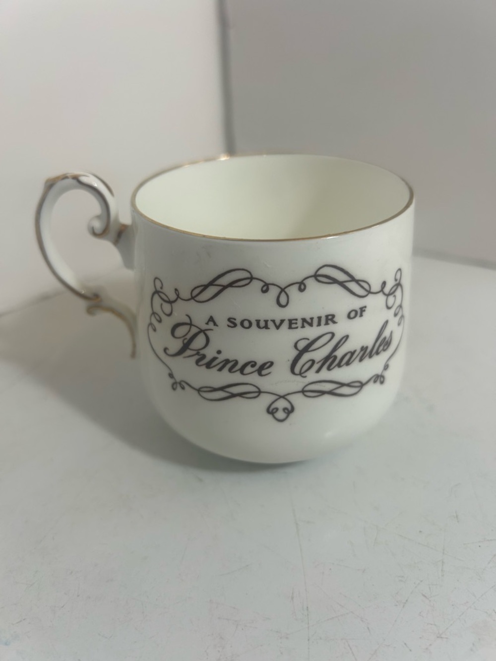 Vintage Paragon a souvenir of prince charles fine bone china teacup royalty‎